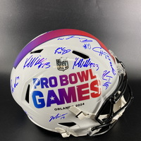 NFL - Replica Pro Bowl Games Speed Helmet Signed by Over 15 Plays includ...