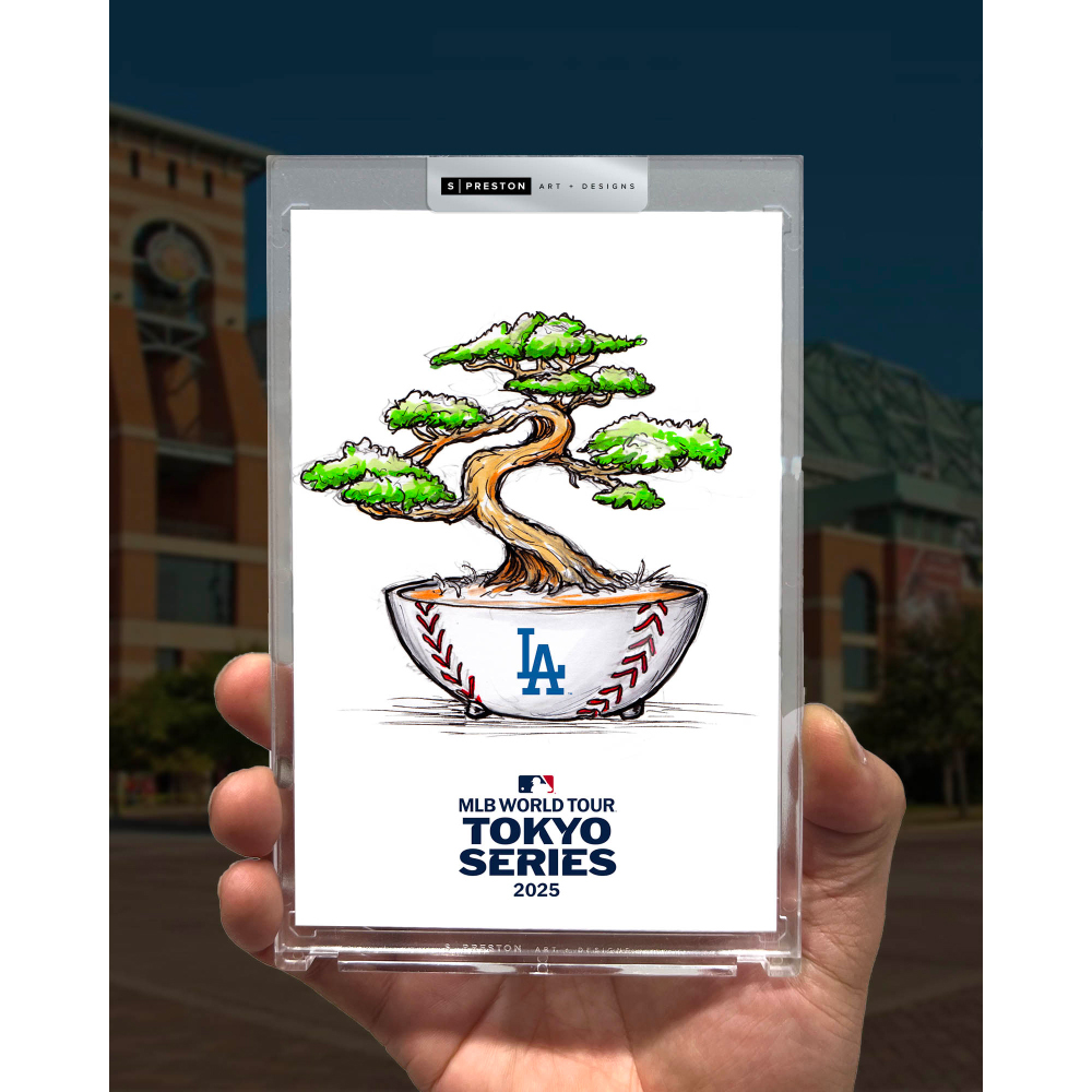 2025 MLB World Tour Tokyo Series Limited Edition Art Slab #1/200