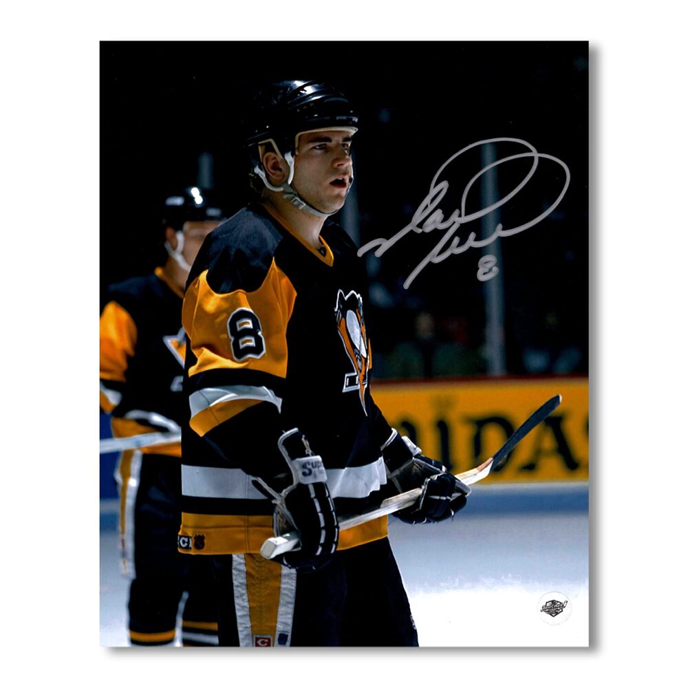Mark Recchi Autographed Pittsburgh Penguins Home 8x10 Photo