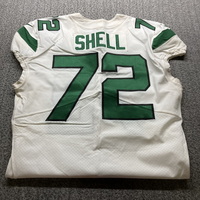 Crucial Catch - Jets Brandon Shell Game Worn Jersey 2019 Season Size 48