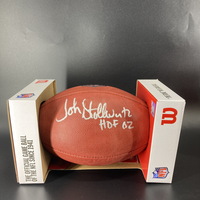 HOF - Steelers John Stallworth Signed Authentic Football