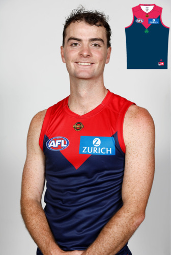 Photo of Melbourne Demons Jim's Game Guernsey - Oscar Berry #38