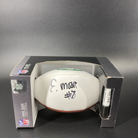 Jets - Elijah Moore Signed Mini Football With Jets Logo
