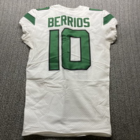 Crucial Catch - Jets Braxton Berrios Game Used Jersey (Unknown Season) S...