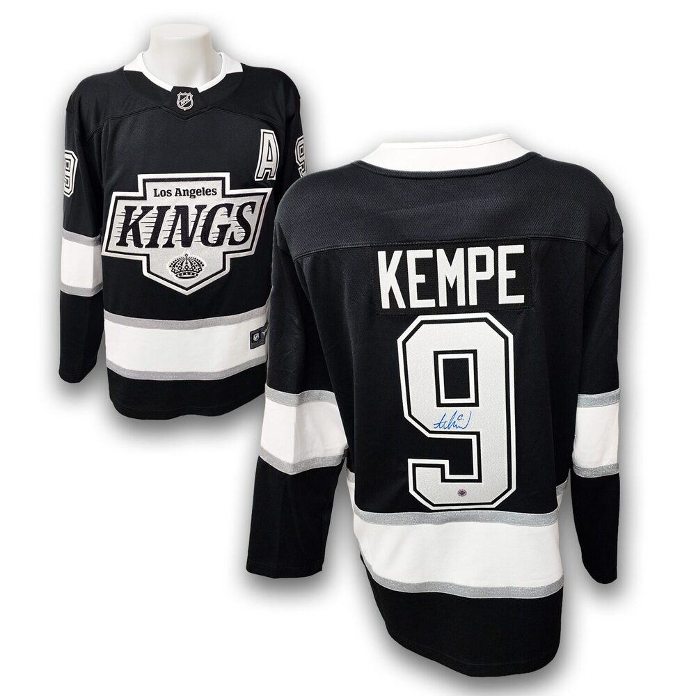Adrian Kempe Autographed Los Angeles Kings Home Fanatics Breakaway Jersey