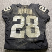STS - Raiders Doug Martin Game Worn Jersey (12/24/18) Size 42