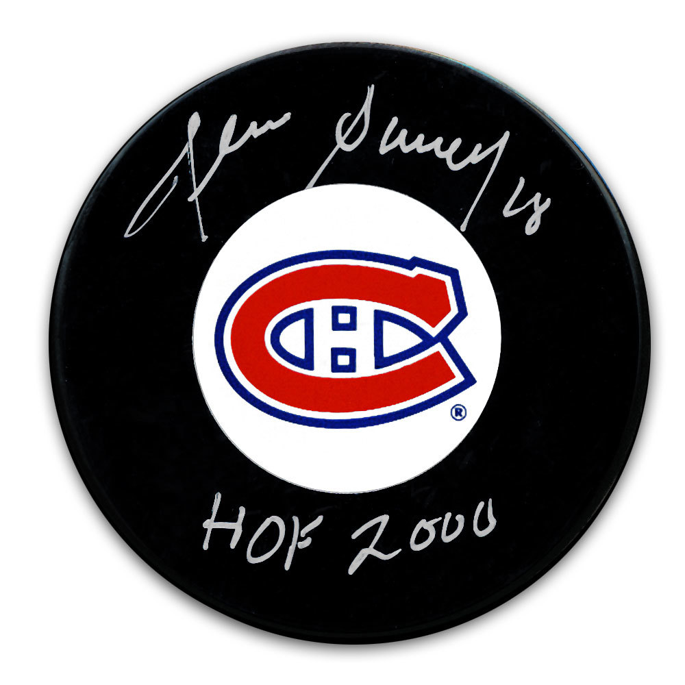 Denis Savard Montreal Canadiens HOF Autographed Puck