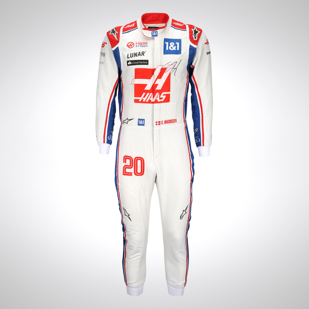 Kevin Magnussen 2022 Signed Race Used Race Suit Hungary GP F1