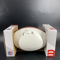 NFL - Patriots Pierre Strong Signed Panel Ball