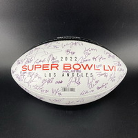 NFL - Super Bowl 56 Champion Los Angeles Rams Multi Signed Panel Ball Wi...