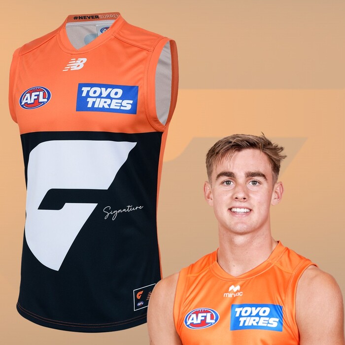 James Leake #30 GWS GIANTS 2025 Home Player-Issue Guernsey