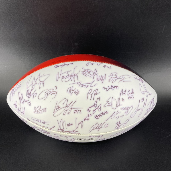 NFL - Rams Multi Sign Super Bowl LVI Commemorative Football Signed By Ov...