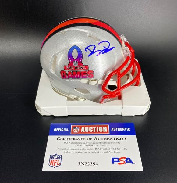 NFL - Bears Drew Dalman Signed Pro Bowl Games Mini Helmet