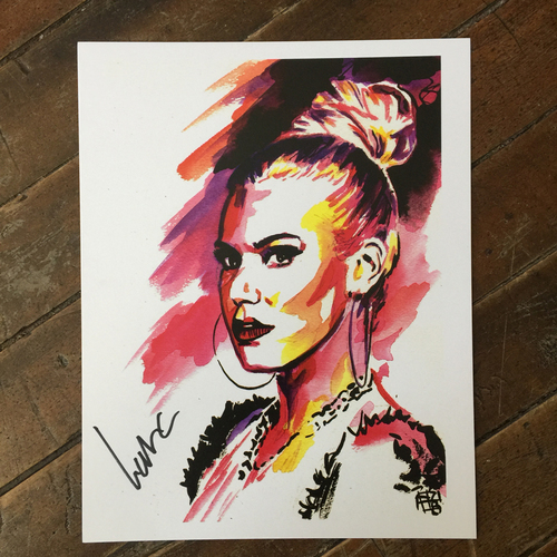 Lana SIGNED 11 x 14 Rob Schamberger Print