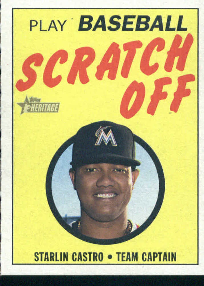 2019 Topps Heritage '70 Topps Scratch Offs #14 Starlin Castro