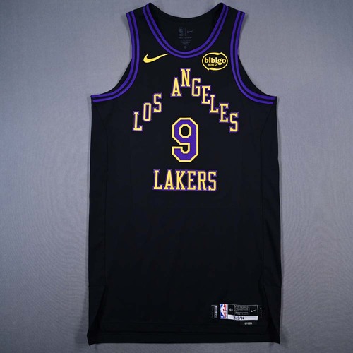 Image of James, Bronny - Los Angeles Lakers - City Edition Jersey - Worn 1/30/2026 - 2025-26 NBA Season