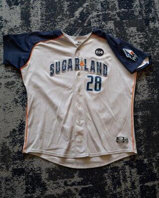 #28 Joe Record Game Worn Road Jersey