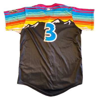 Yolfran Castillo Signed #3 Llamas de Hickory Jersey