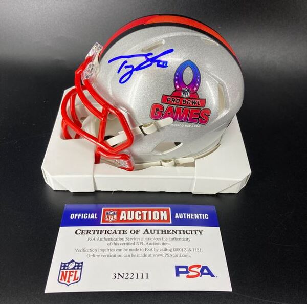 NFL - Chiefs Trey Smith Signed Pro Bowl Games Mini Helmet