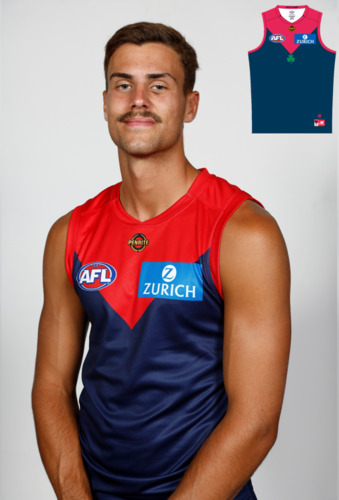 Photo of Melbourne Demons Jim's Game Guernsey - Luker Kentfield #44