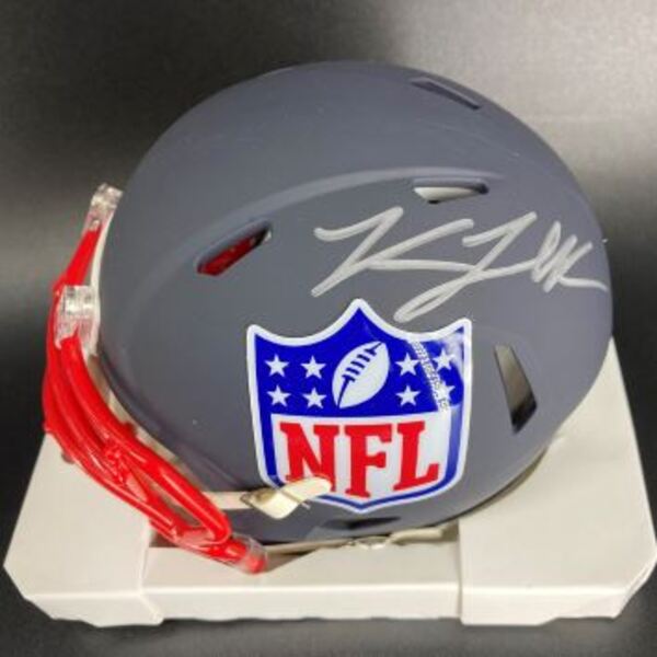 NFL - Titans Keldric Faulk Signed NFL Shield Mini Helmet