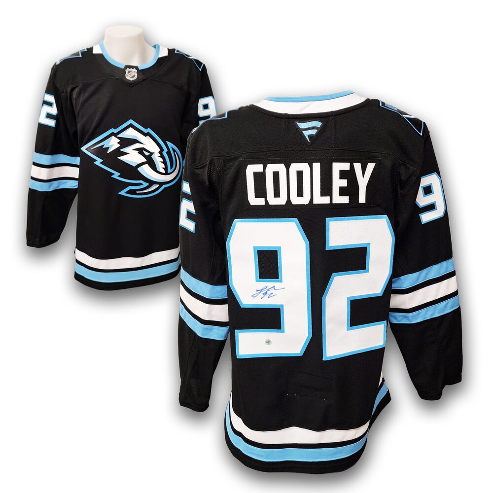 Logan Cooley Utah Mammoth Autographed Utah Mammoth Fanatics Premium Jersey