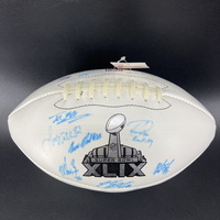 NFL - Seahawks Multi Signed Super Bowl XLIX Panel Ball Signed by Over 20...
