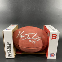 NFL -Cardinals Paris Johnson Signed Authentic Football