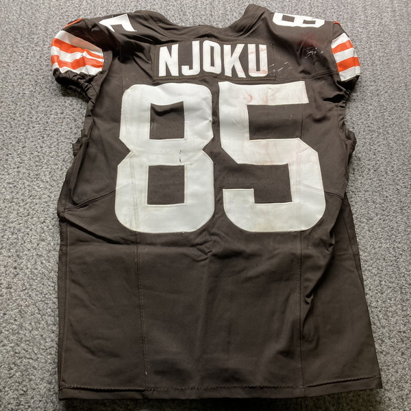 Crucial Catch - Browns David Njoku Game Used Jersey (10/27/24) Size 42