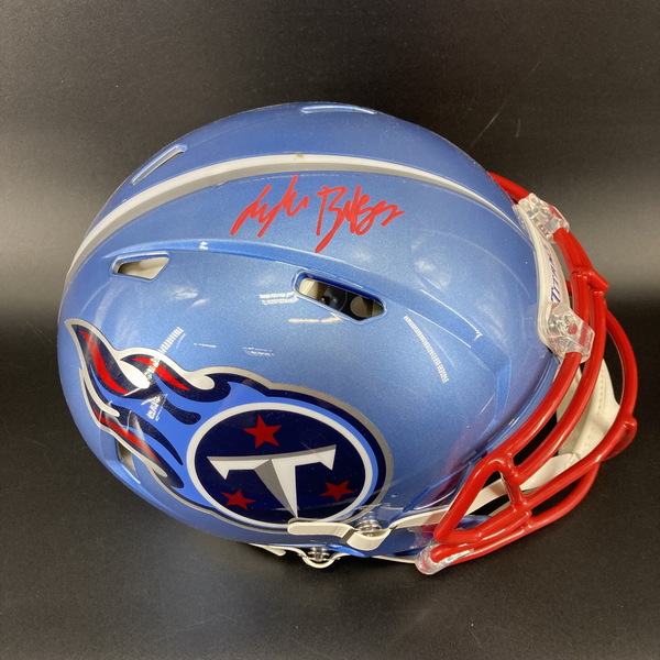 NFL - Titans Treylon Burks signed Flash Helmet