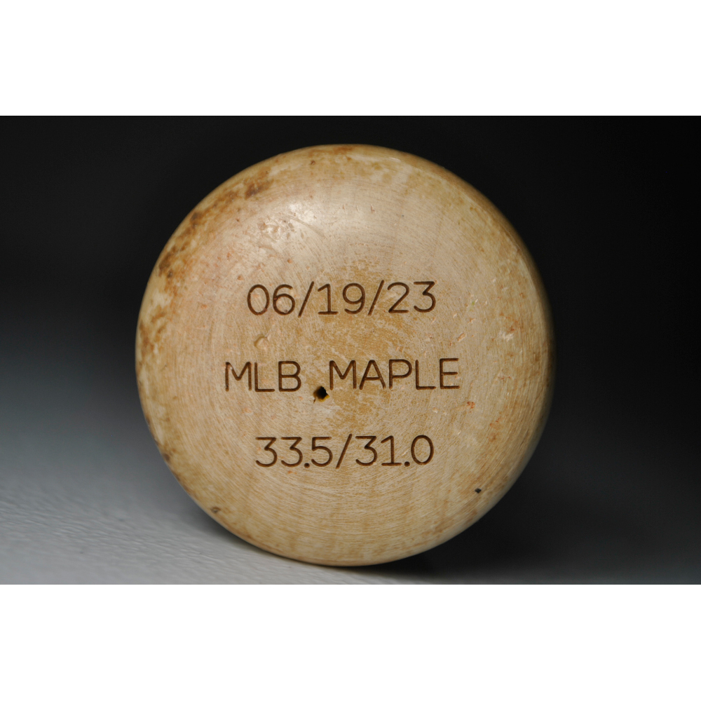 Jordan Diaz Game-Used Broken Bat - Louisville Slugger Genuine A181