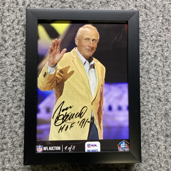 HOF - Chiefs Jan Stenerud NFL Auction Exclusive Signed 5x7 Framed Photo ...
