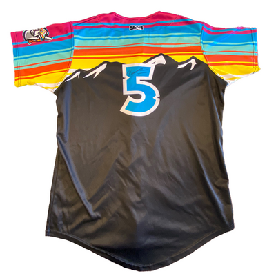 Yeremy Cabrera Signed #5 Llamas de Hickory Jersey