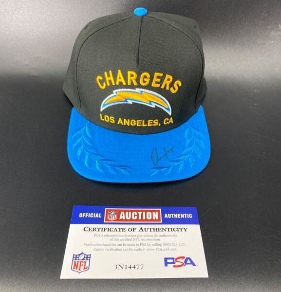 NFL - Chargers Omarion Hampton Signed Hat
