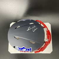NFL - Seahawks Sundiata Anderson Signed Blue Shield Mini Helmet