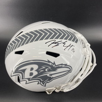 NFL - Ravens Kyle Hamilton Signed STS Replica Speed Helmet
