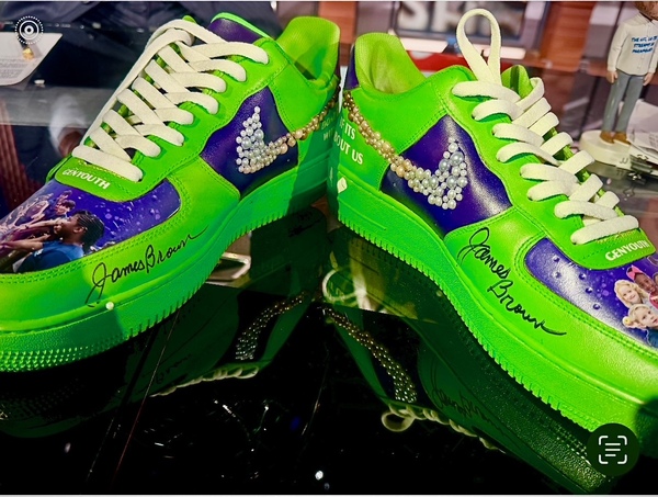 MCMC - James Brown 2025 Autographed Custom Cleats  - Supporting GENYOUth