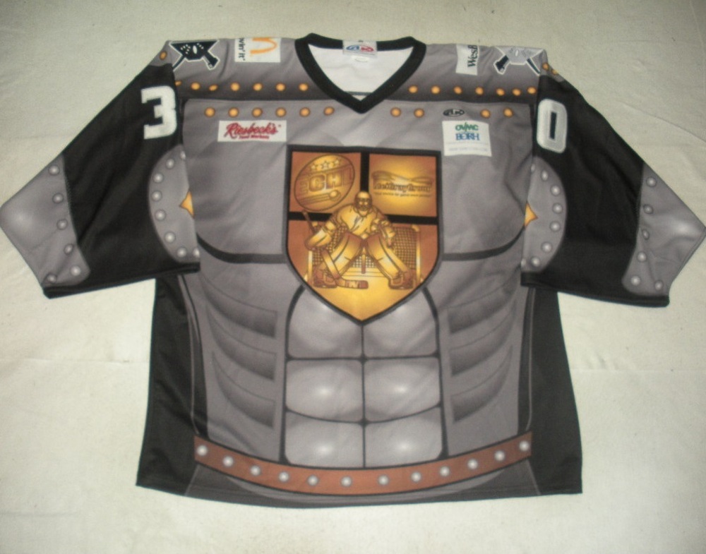 Eric Hartzell Golden Goalie Wheeling Nailers Autographed Game