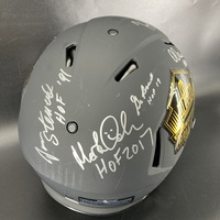 HOF - Multi Signed Signed Authentic Eclipse Speed Helmet Siged By Jan St...