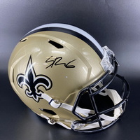 NFL - Saints Spencer Rattler Signed Replica Speed Helmet