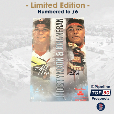 Photo of Jhostynxon "The Password" Garcia & Johanfran "The Username" Garcia - Dual Autographed 17x11 Poster - Limited to 6