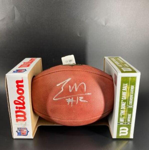 NFL - Commanders Luke McCaffrey Signed Authentic Football