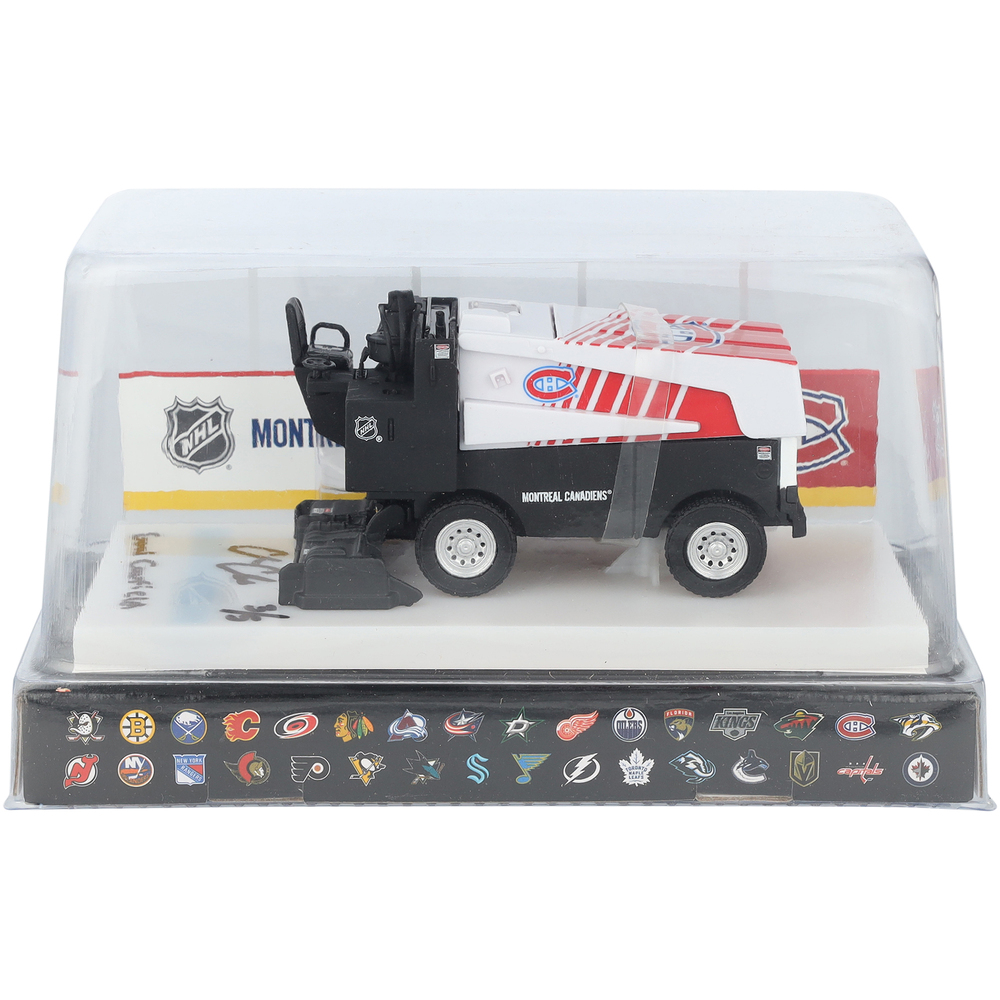 Cole Caufield Montreal Canadiens Autographed 1:43 Scale Die-Cast Zamboni with 