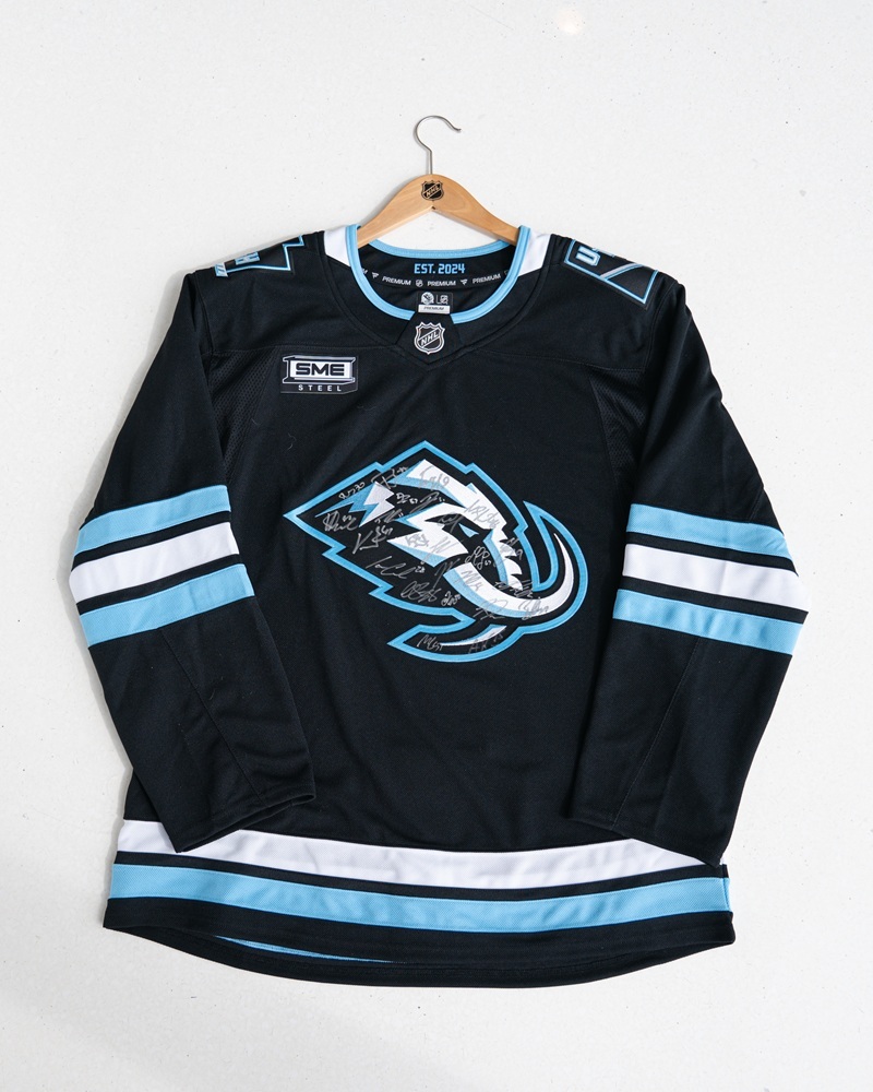 Utah Mammoth Team Autographed Jersey