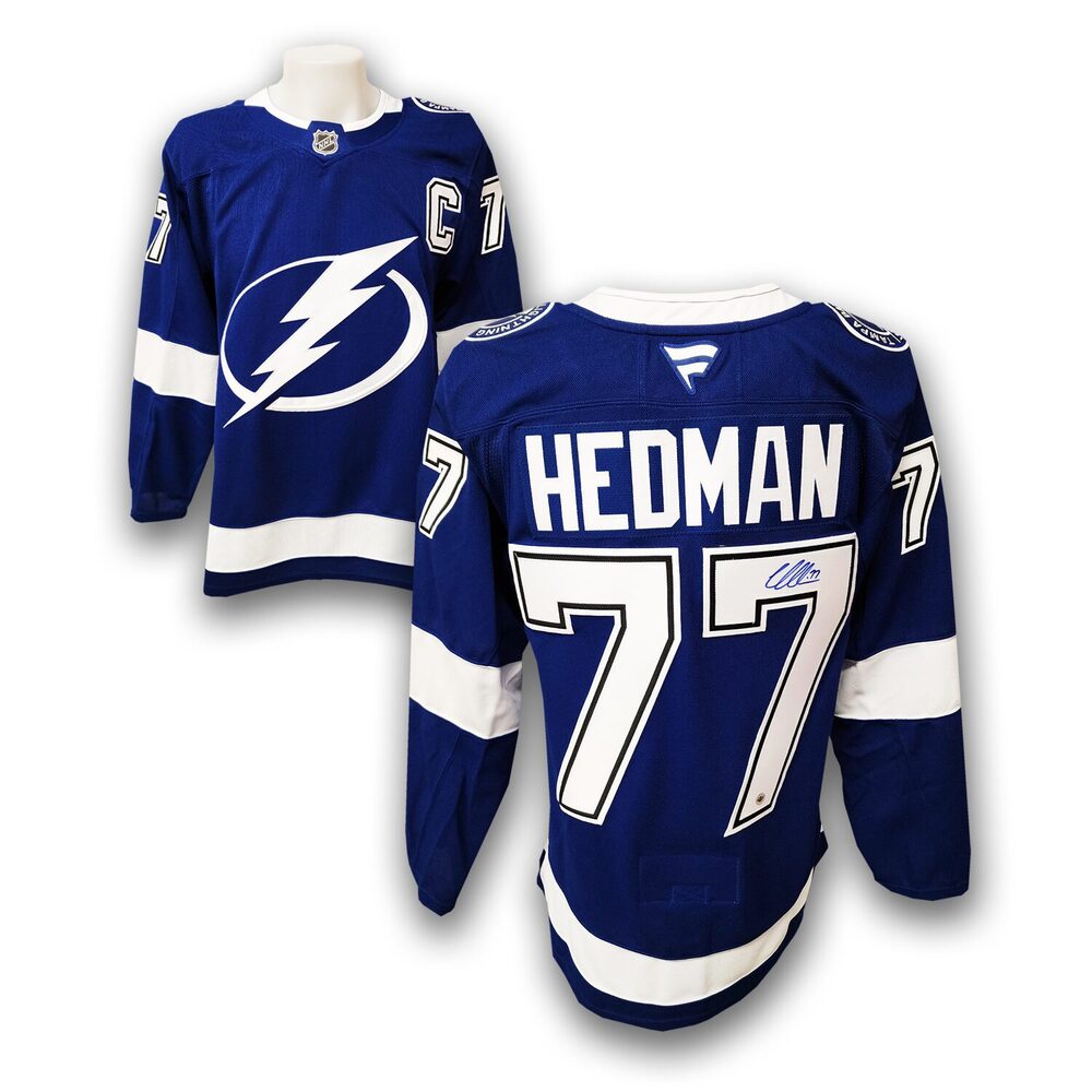 Victor Hedman Autographed Tampa Bay Lightning Home Fanatics Premium Jersey