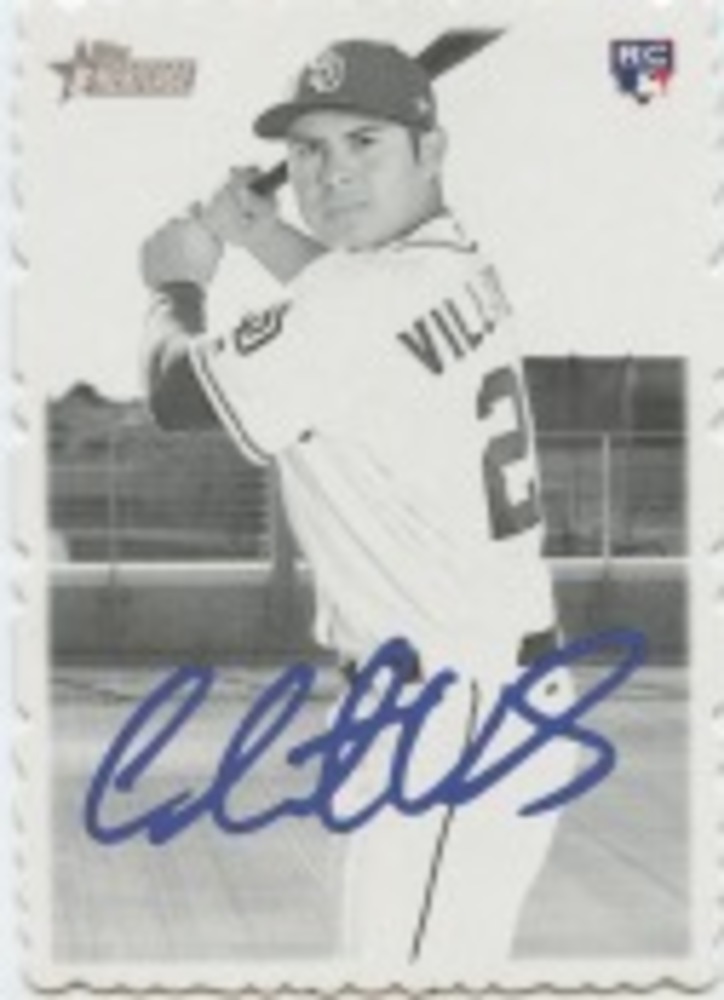2018 Topps Heritage High Number '69 Topps Deckle Edge #30 Christian Villanueva