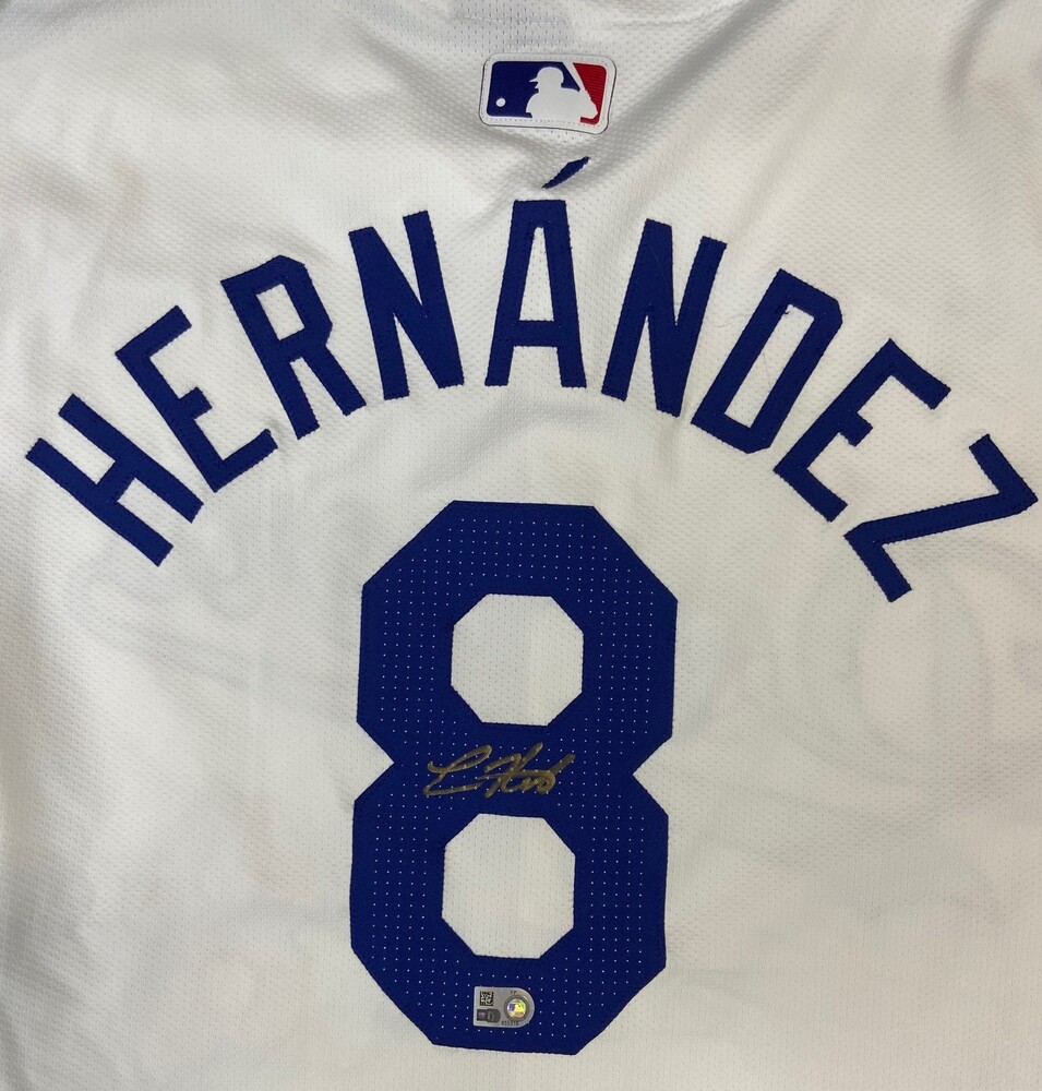 Kike Hernandez Autographed Dodgers Authentic Jersey | MLB Auctions