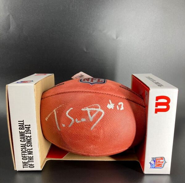 NFL - Bears Tyler Scott Signed Authentic Football