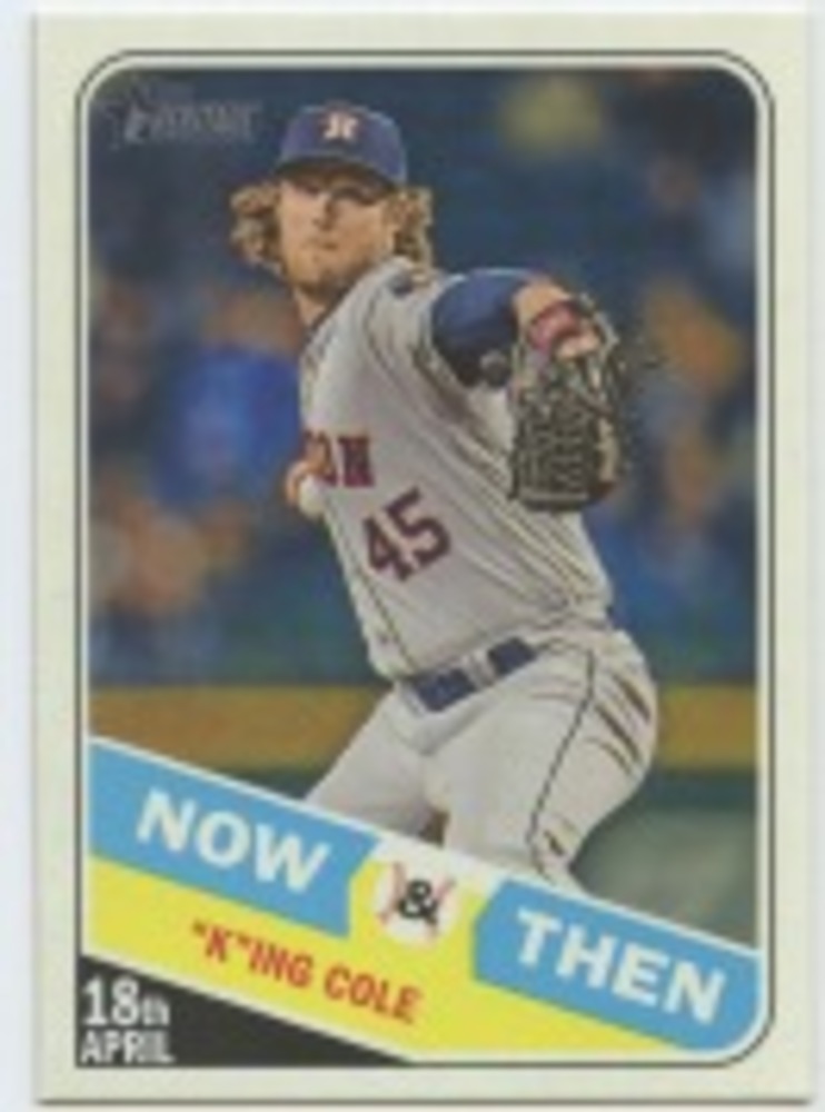2018 Topps Heritage Now and Then #NT4 Gerrit Cole