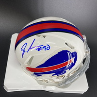Bills - Shaq Lawson Signed Mini Helmet